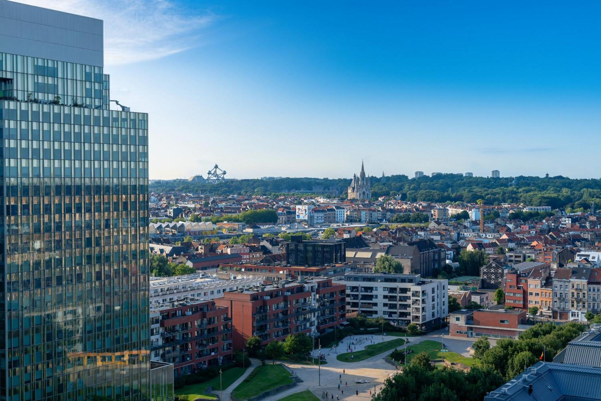 Studio Avec Vue Panoramique Et Parking Gratuit Brüksel Dış mekan fotoğraf
